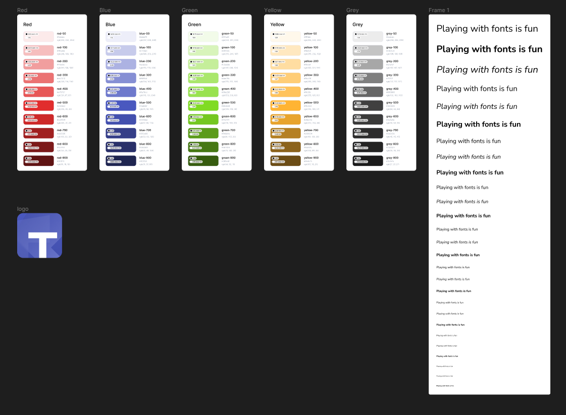 Preview of the Design System